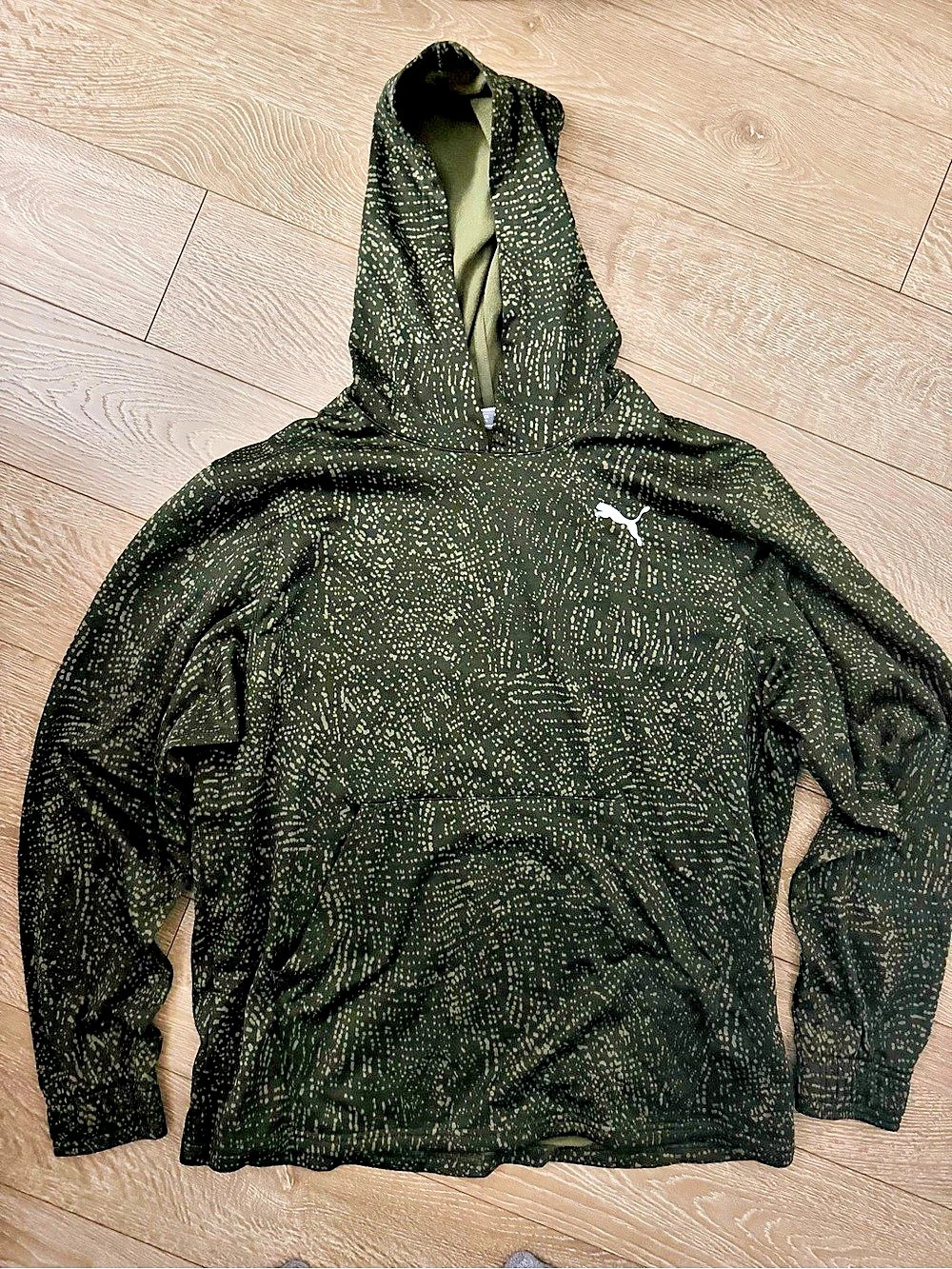 Puma Printed Hooded Pullover